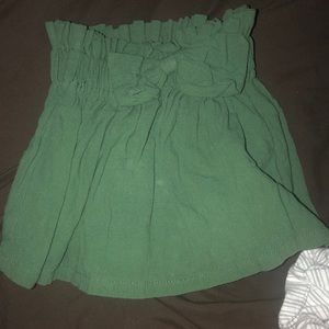 green skirt baby
